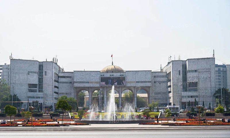 Ala-Too Square, in Bishkek, Kyrgyzstan, Asia