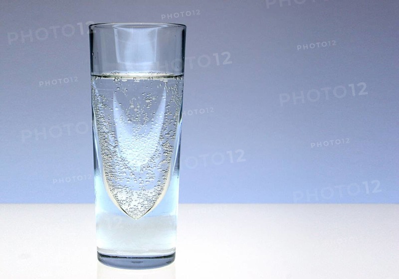 Glass of water, drinking water, mineral water, carbonated water, Vienna, Austria, Europe