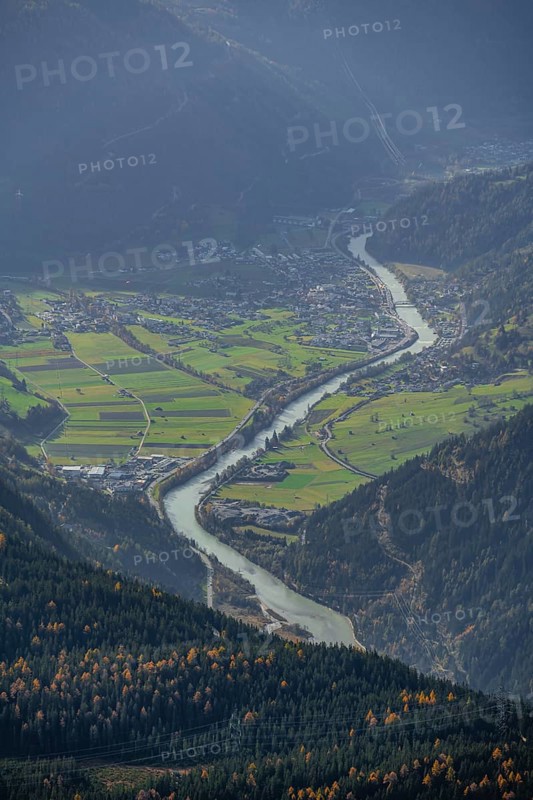 View from the Venet to the Oberinntal, Ötztal Alps, Tyrol, Austria, Europe
