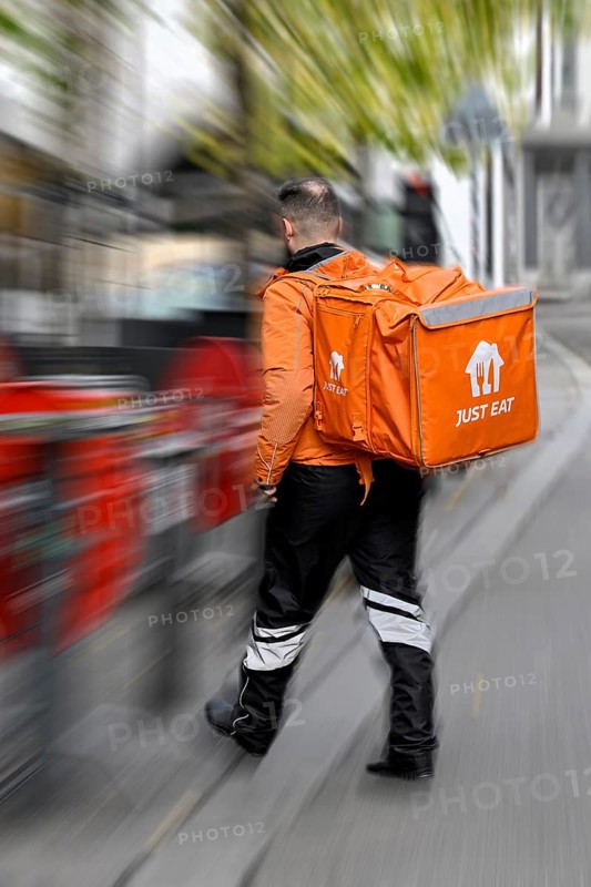 Wipe clean courier just eat