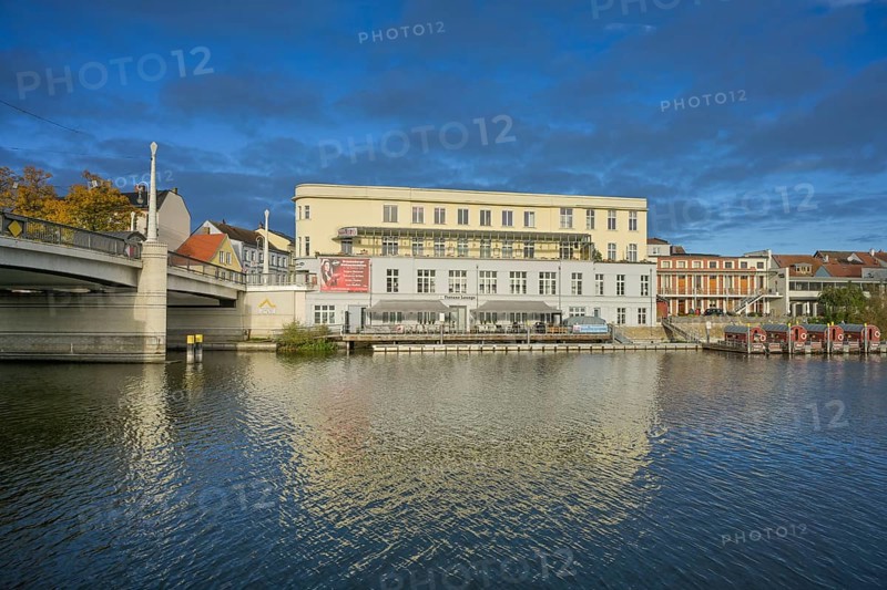 Event theatre in the Fontane Klub, Ritterstraße, Havel, City of Brandenburg an der Havel, Brandenburg, Germany, Europe