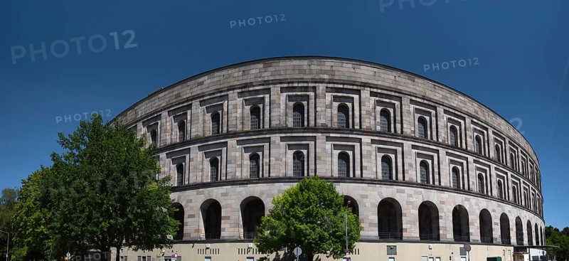 Congress Hall, unfinished National Socialist monumental building on the Nazi Party Rally Grounds, Nuremberg, Middle Franconia, Bavaria, Germany, Europe