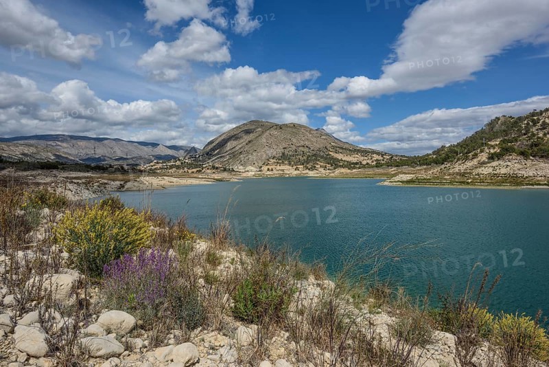 Amadorio River Reservoir, Villajoyosa, Alicante, Costa Blanca, Spain, Europe