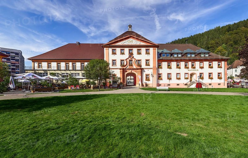 Town hall in Sankt Blasien, Waldshut district, Baden-Württemberg, Germany, Europe