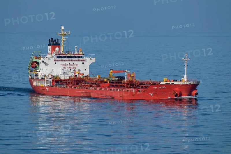 Chemical and oil tanker, 147m length, 24m height, flag Panama, Baltic Sea