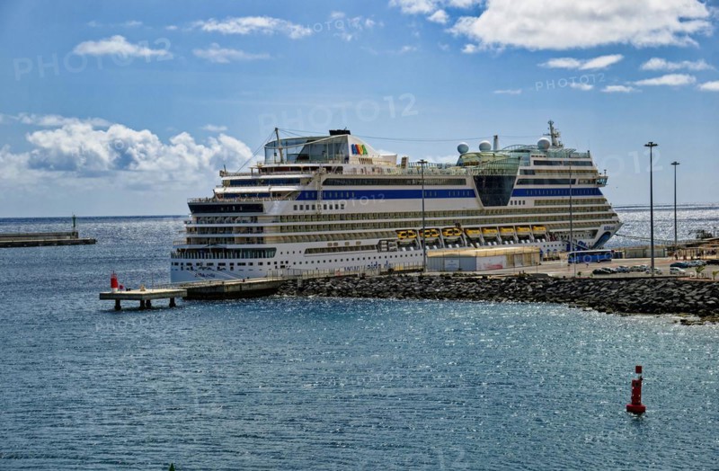 Cruise ship Aida stella, Arrecife, Lanzarote, Canary Islands, Canary Islands, Spain, Europe