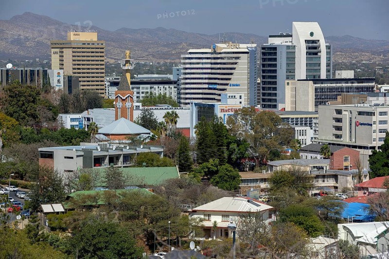 City view from Lover's Hill, Windhoek, Khomas Region, Namibia, Africa