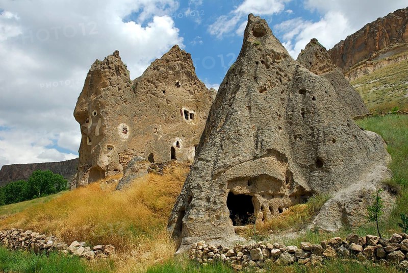 Church of the Snake, Church in Tufa Rock, Tufa Church, Soganli, Cappadocia, Turkey, Asia