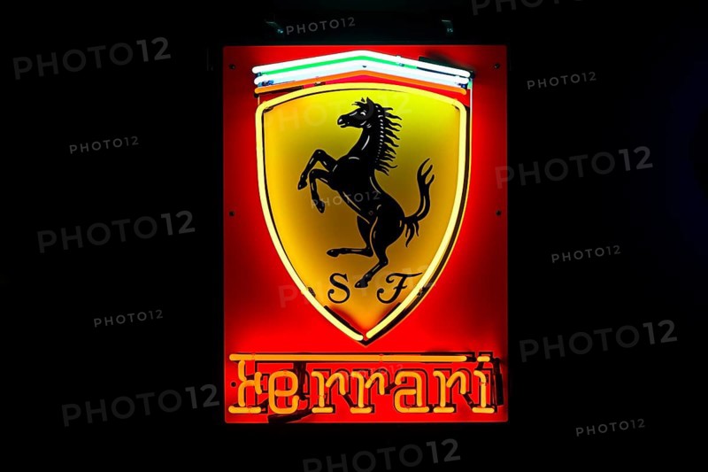 Ferrari illuminated advertising