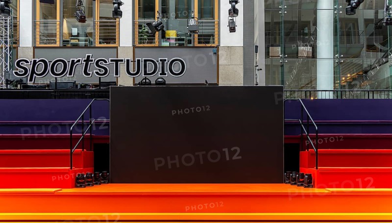 European Football Championship 2024, ZDF Sportstudio am Zollernhof, Unter den Linden, Berlin, Germany, Europe