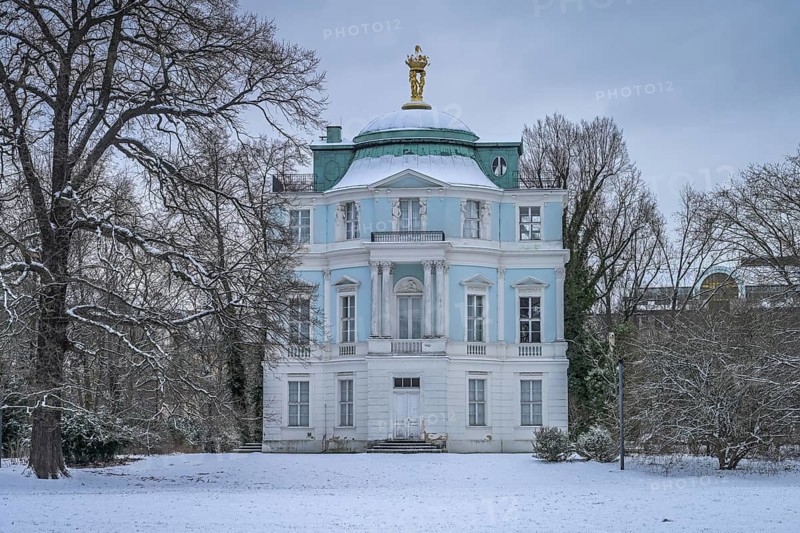 Winter, Belvedere in the Palace Gardens, Charlottenburg, Berlin, Germany, Europe