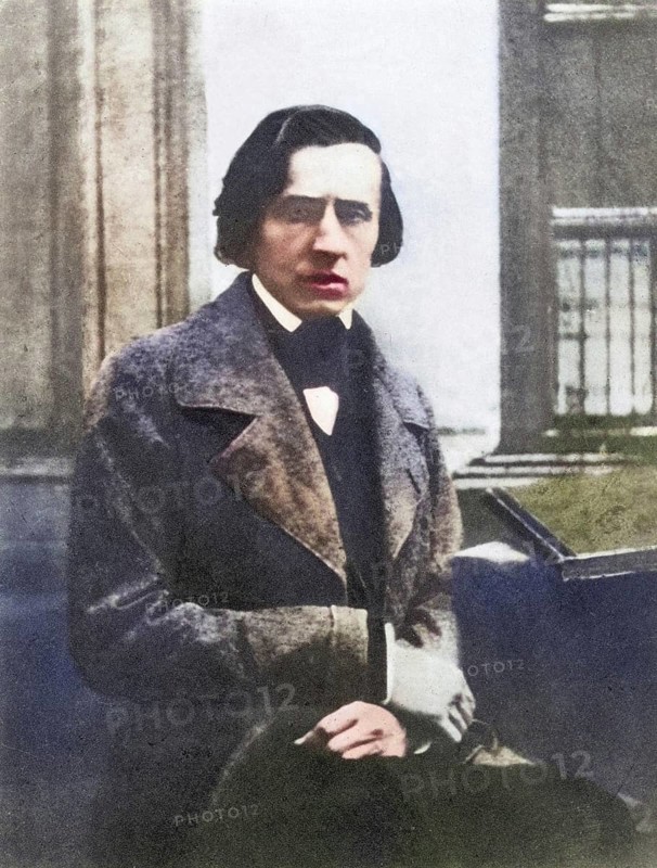 Frederic Chopin (1810-1849) Polish composer and pianist. Musician, Historical, digitally restored reproduction from a 19th century original, Record date not stated
