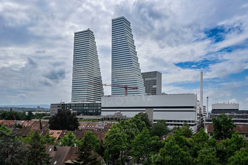 Roche Towers, Basel, Switzerland, Europe