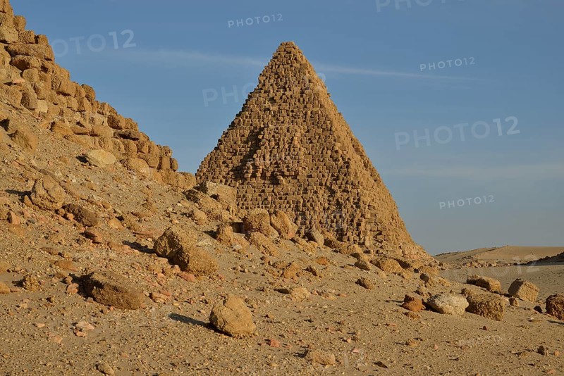 Pyramid in Nuri, Northern, Nubia, Sudan, Africa