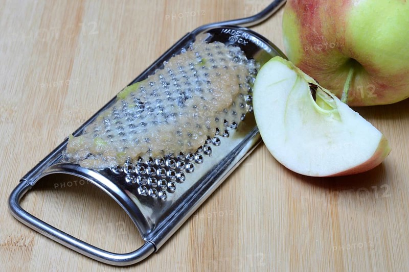Apple and grater, applesauce
