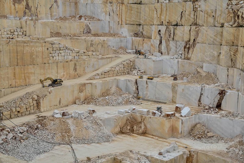 Marble quarry, Orosei, Nuoro Province, Sardinia, Italy, Europe