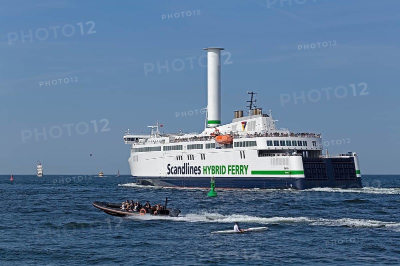 Scandlines Hybrid Ferry, Baltic Sea, Hanse Sail, Warnemünde, Rostock, Mecklenburg-Vorpommern, Germany, Europe