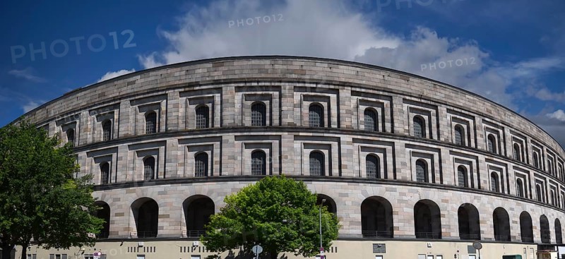 Congress Hall, unfinished National Socialist monumental building on the Nazi Party Rally Grounds, Nuremberg, Middle Franconia, Bavaria, Germany, Europe