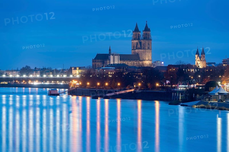 Cathedral of St Catherine and St Maurice, to the right of the monastery of Our Lady, Magdeburg, Saxony-Anhalt, Germany, Europe