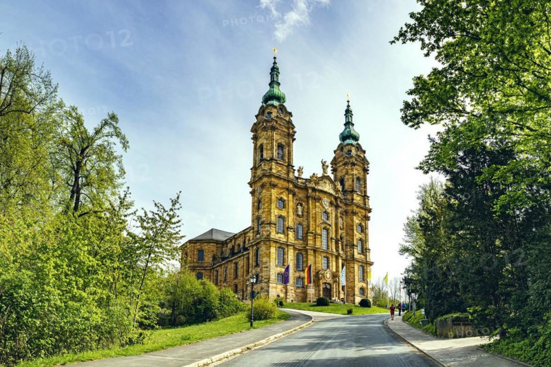 Basilica Vierzehnheiligen in Bad Staffelstein, Bavaria, Germany, Europe
