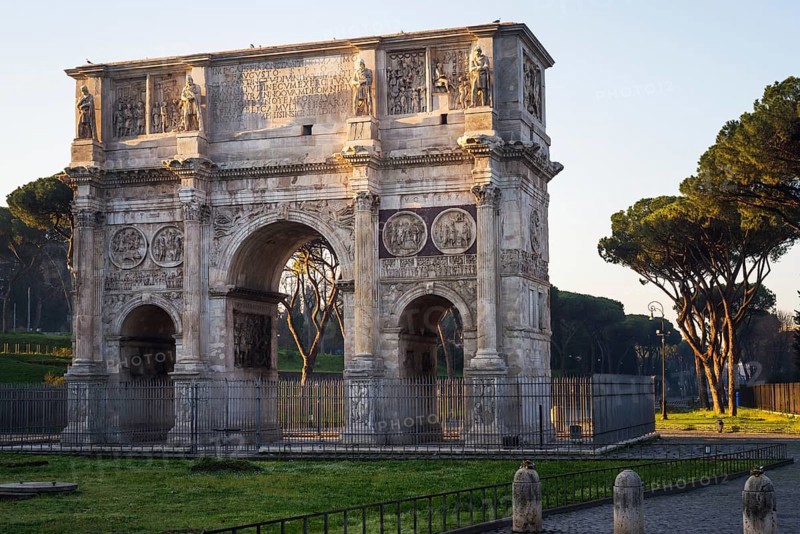 Arco Di Costantino in Rome, Arch of Constantine