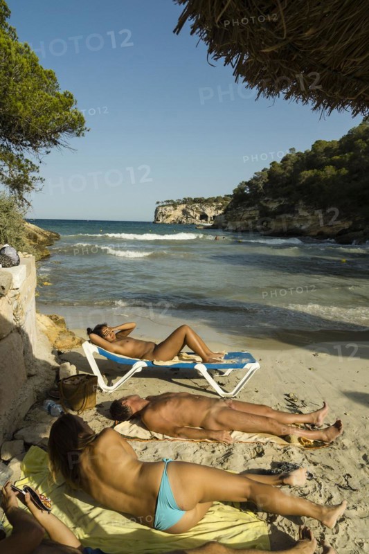 Playa del Mago, playa nudista, Calvia, Mallorca, balearic islands, spain