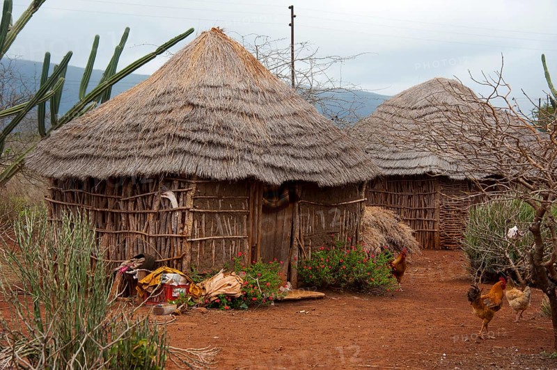 Round Hut, Lavusima, Swaziland, Africa