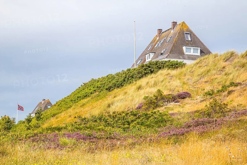Officers' houses, today holiday homes on the dune, Hörnum, Sylt