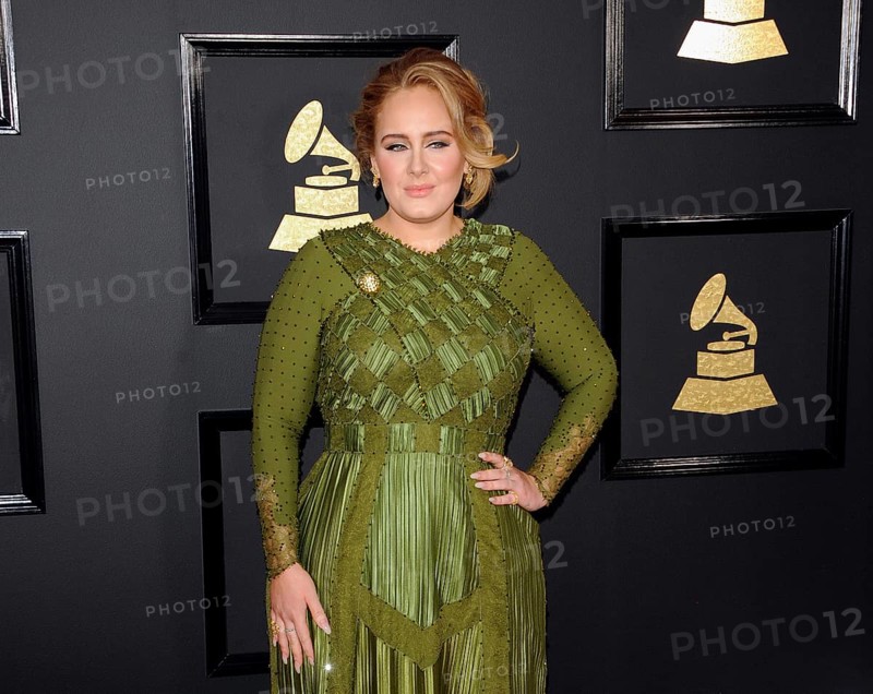 Adele at the 59th GRAMMY Awards held at the Staples Center in Los Angeles, USA on February 12, 2017., Los Angeles, California, USA, North America