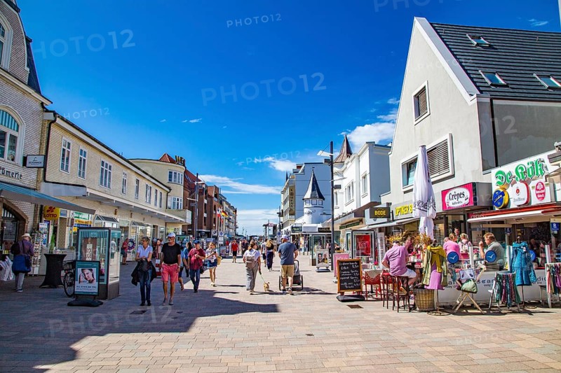 Friedrichstraße pedestrian zone, Westerland, Sylt