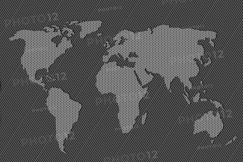 World map design. Earth with continents. Map of europe and america, Asia and Australia. Flat Earth map template for web site pattern, anual report, inphographics