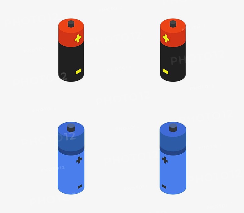 Battery icon illustrated in vector on white background