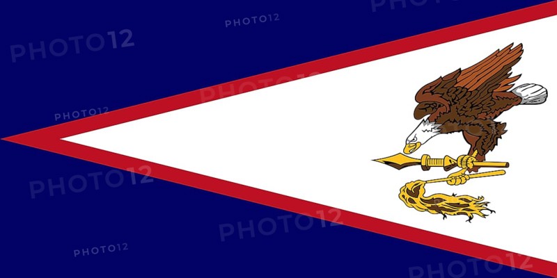 Flag of American Samoa, Vector illustration