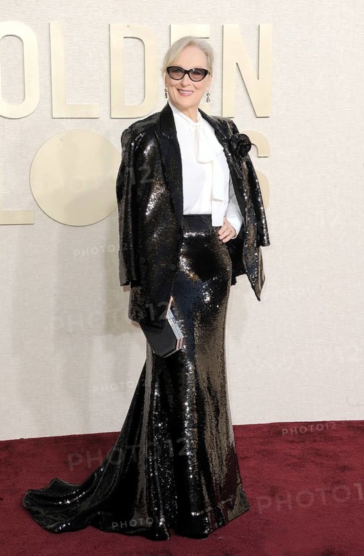 Meryl Streep at the 81st Annual Golden Globe Awards held at the Beverly Hilton Hotel in Beverly Hills, USA on January 7, 2024