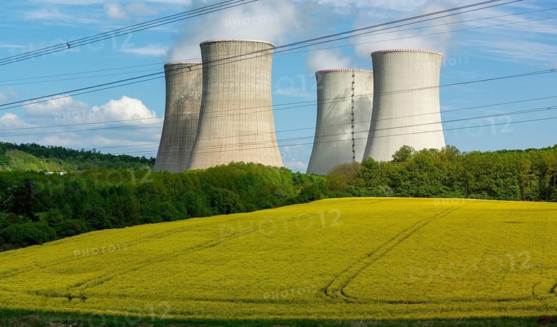 Nuclear power plant. Power station. Nuclear energy. Mochovce. Slovakia