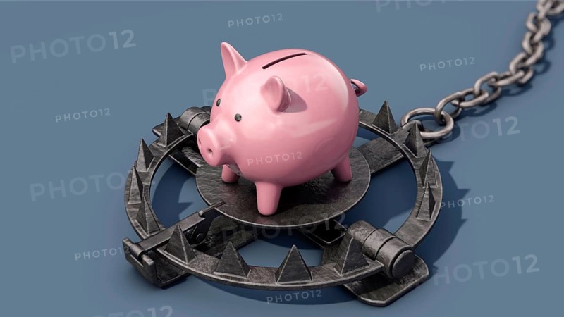 Symbolic image on the topic of savings accounts, call money accounts, etc