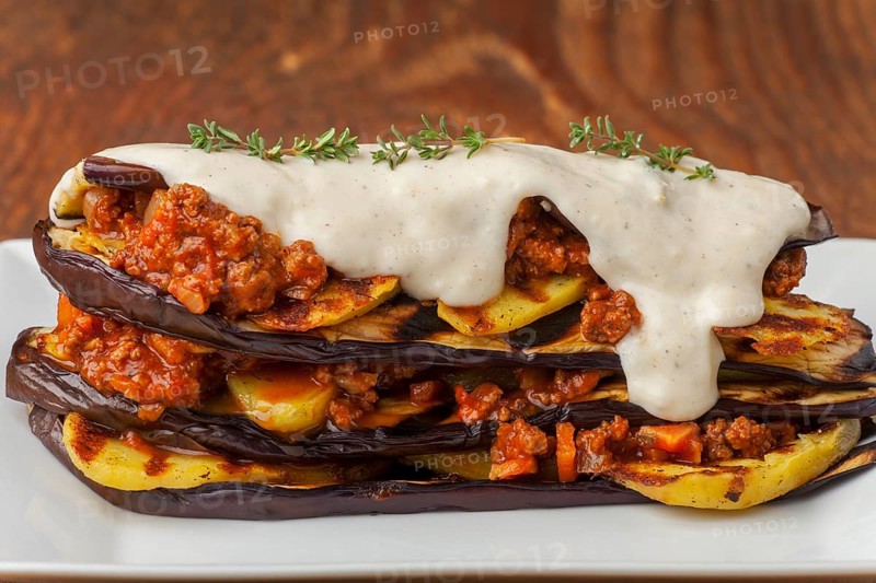 Greek moussaka dish