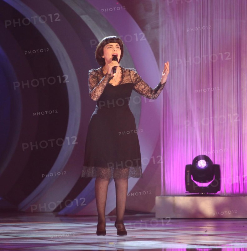 Singer Mireille Mathieu at the