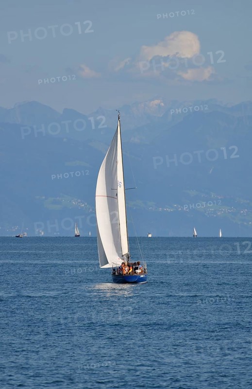Sailing ship on Lake Constance