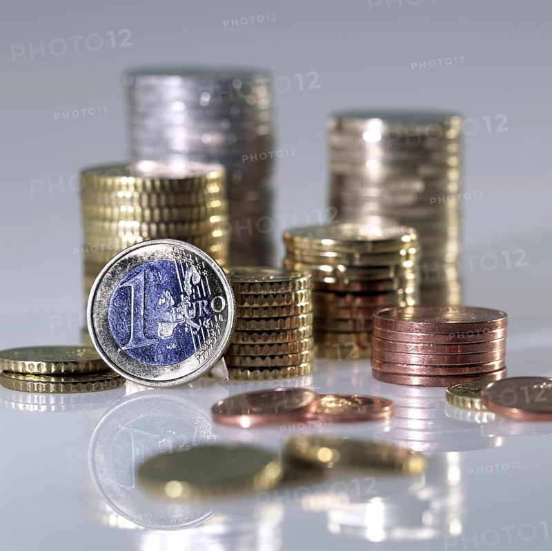 Pile of Euro Coins