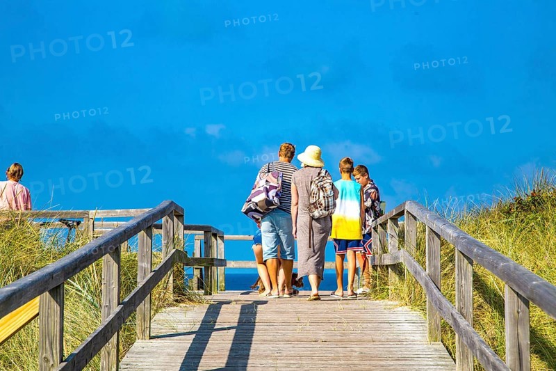 Dune crossing to the west beach, Hörnum, Sylt