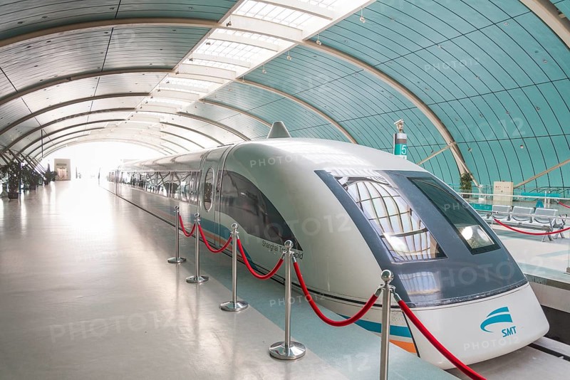 Maglev train in shanghai china