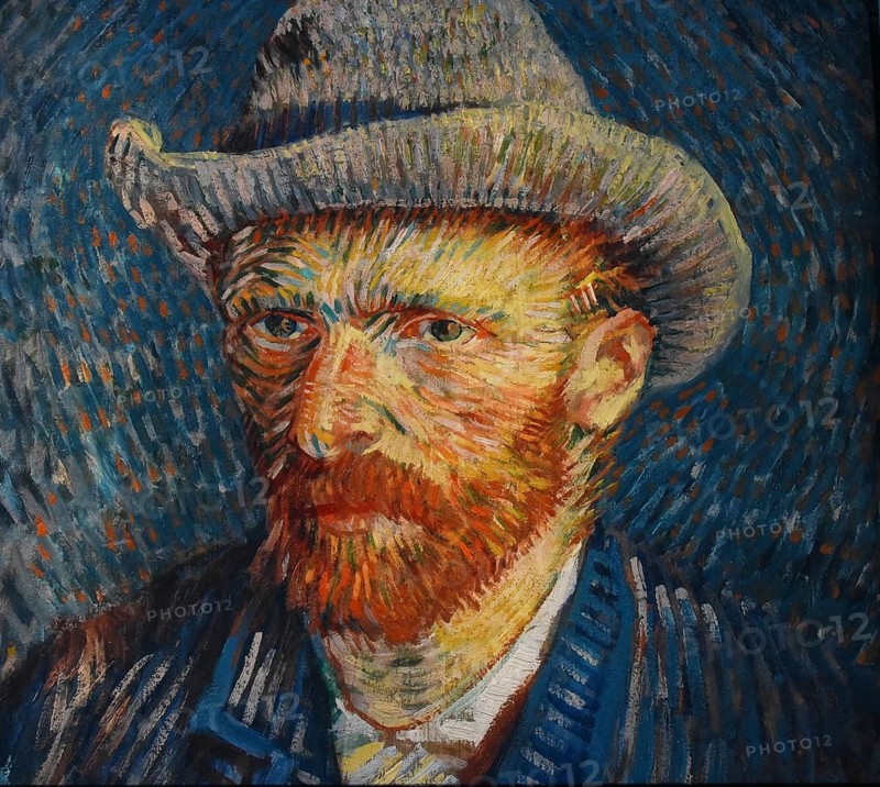 Amsterdam, Netherlands. January 20, 2024. Self-portraits of Vincent van Gogh