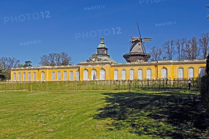 New Chambers, Sanssouci Park, Potsdam, Brandenburg, Germany, Europe