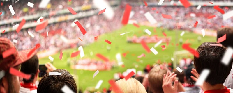 Fan Supporter Stadium Celebrating