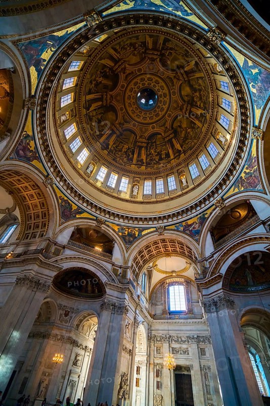 Interior View of St Pauls Cathedral