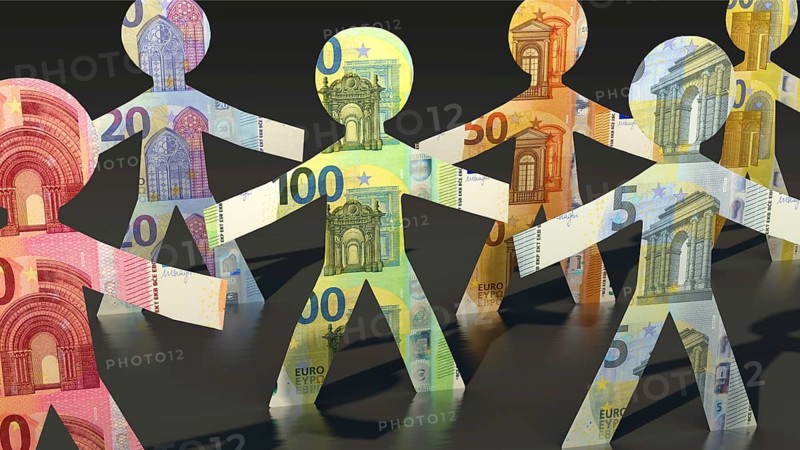 Symbolic image on the topic of income inequality