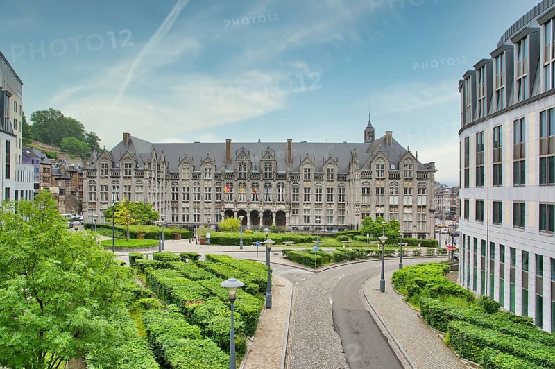 Liege, Belgium, June 2021: View on Palais Provincial in Liege, Belgium, Europe