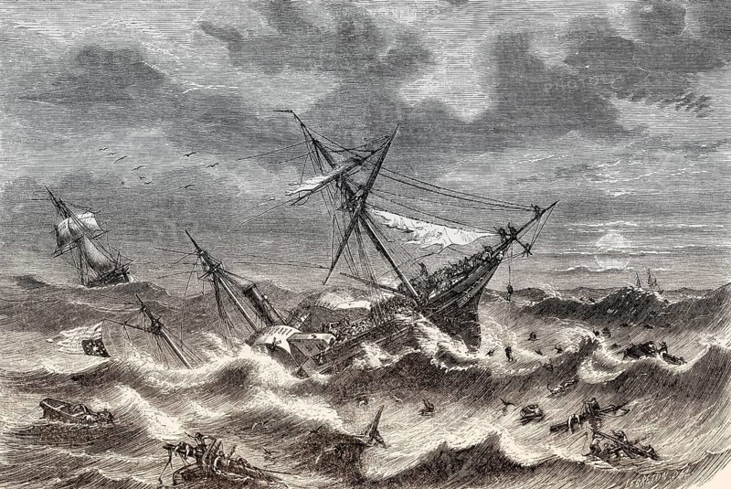 SS Central America, sank in a hurricane in September 1857
