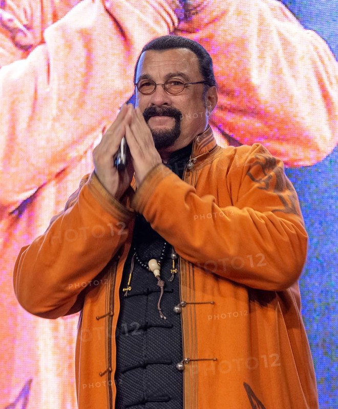 DORTMUND, GERMANY, December 1st 2018: Steven Seagal (*1952, American actor, martial artist, and film producer) at German Comic Con Dortmund, a two day fan convention